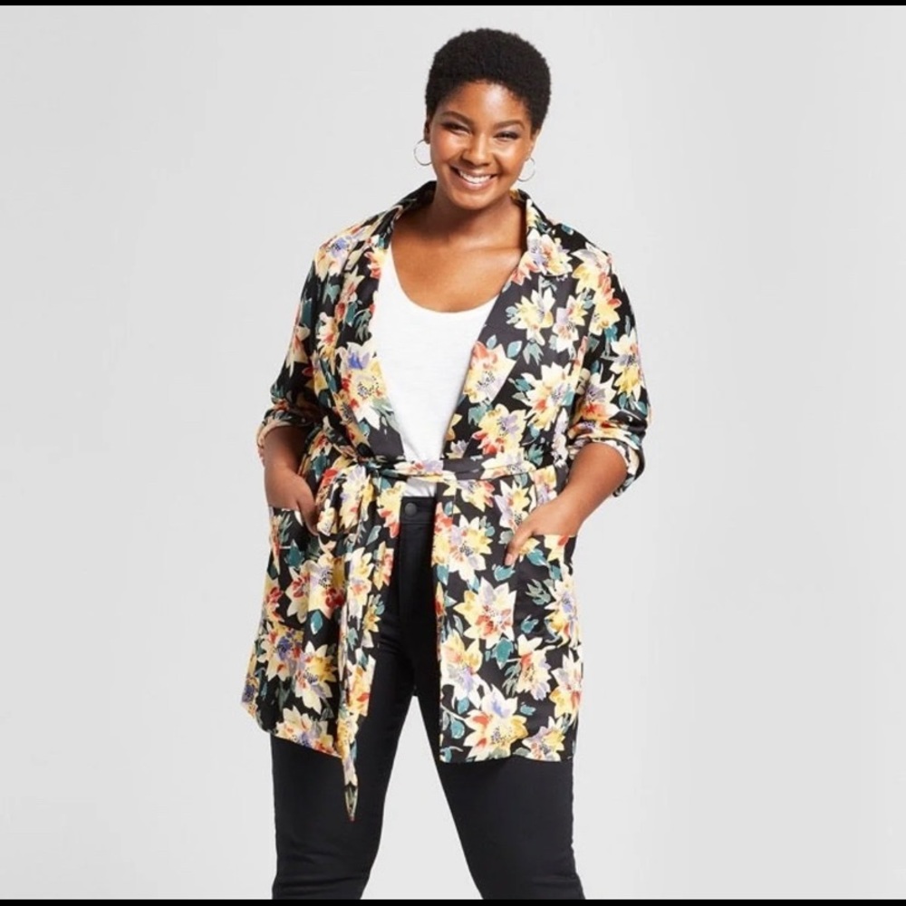Floral Blazer